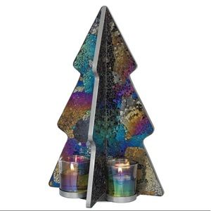 Mystic Glimmer Tree Votive Candle Holder – Large